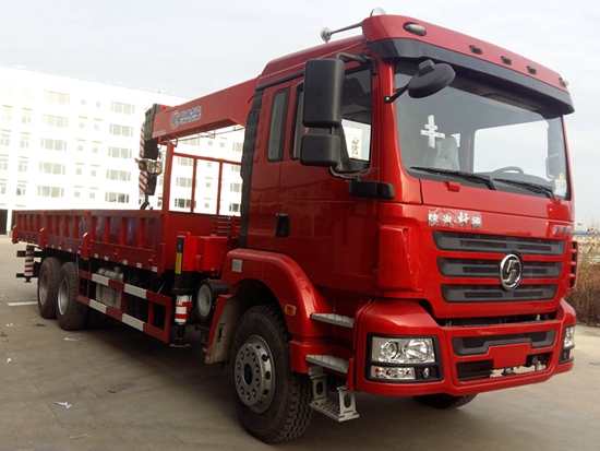 陜汽后雙橋12T隨車(chē)吊