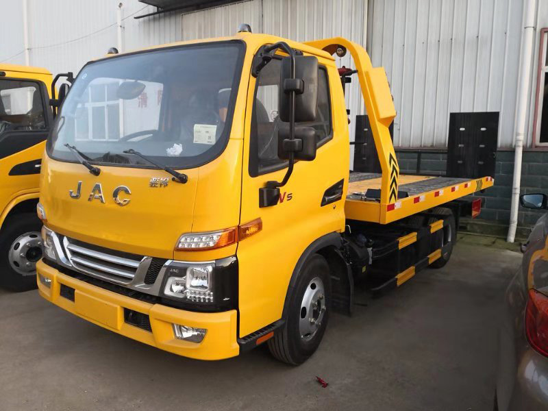 江淮駿鈴V5藍牌清障車一拖二