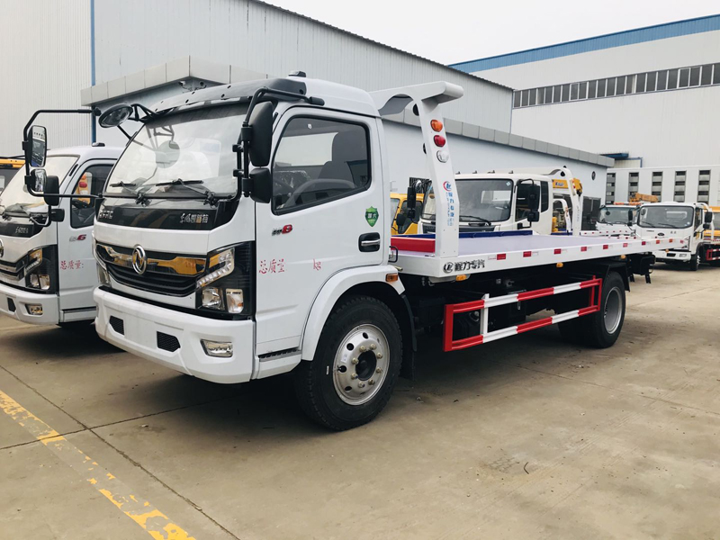 國六東風凱普特一拖二清障車（黃牌）