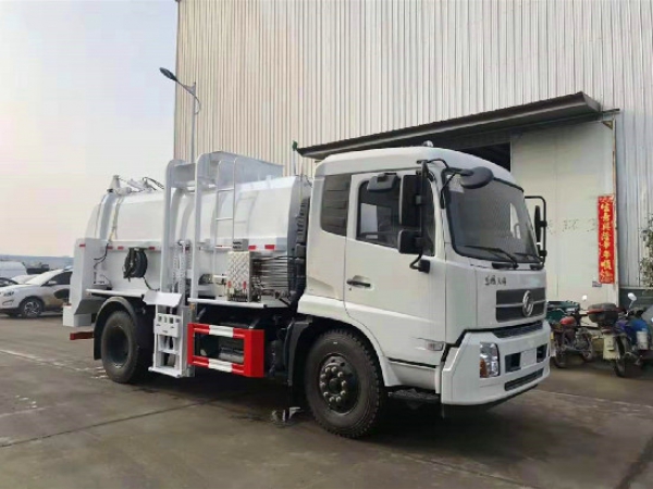 東風(fēng)天錦國六12方餐廚垃圾車(方罐)