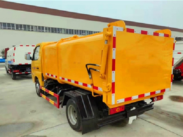 福田國六3方自裝卸（掛桶）式垃圾車