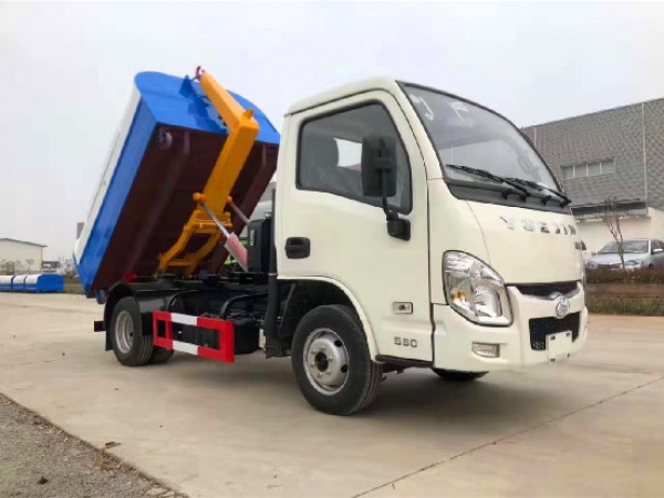 躍進(jìn)小福星國六3~4方車廂可卸(鉤臂)式垃圾車