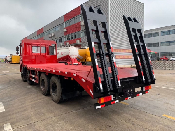 東風錦程前四后八平板拖車