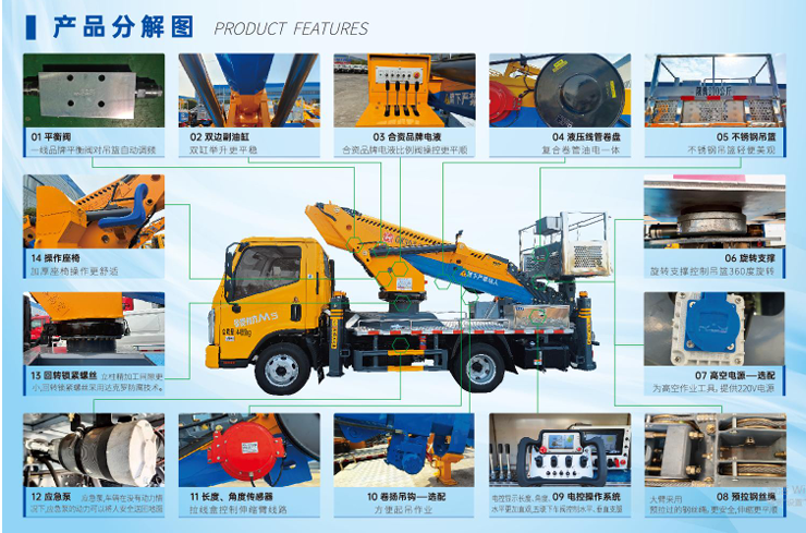 28米五十鈴藍牌直臂高空作業車